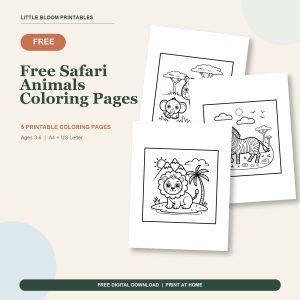 Free Free Safari Animals Coloring Pages printable coloring pages